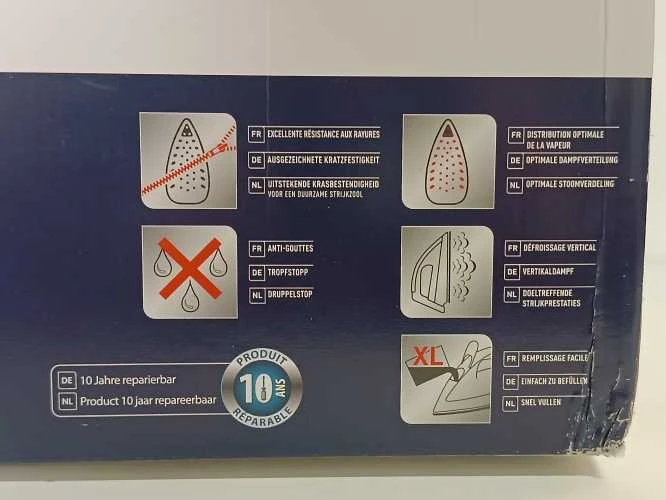 Ecost prekė po grąžinimo, Calor, Fer ? Repasser Easygliss Plus garų lygintuvas su pastoviu garų kiek (Atnaujinta)