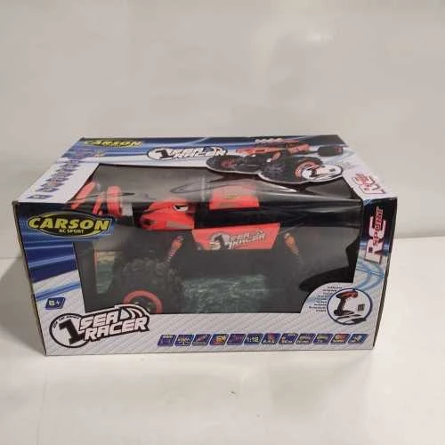 Ecost prekė po grąžinimo Carson 500404138 Sea Racer 1:12 RC-Auto als Amphibienfahrzeug, 100% RTR (Atnaujinta)