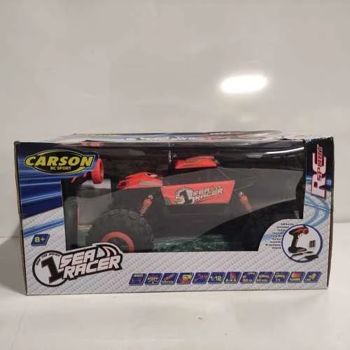 Ecost prekė po grąžinimo Carson 500404138 Sea Racer 1:12 RC-Auto als Amphibienfahrzeug, 100% RTR (Atnaujinta)