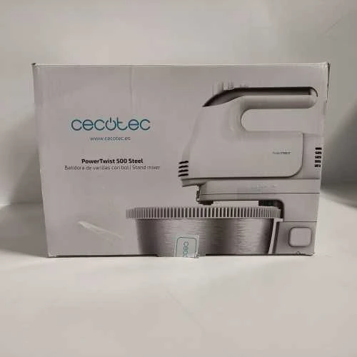 Ecost prekė po grąžinimo Cecotec PowerTwist 500 Steel Stand Mixer - Power of 500 W, 5 Speeds Includi (Atnaujinta)