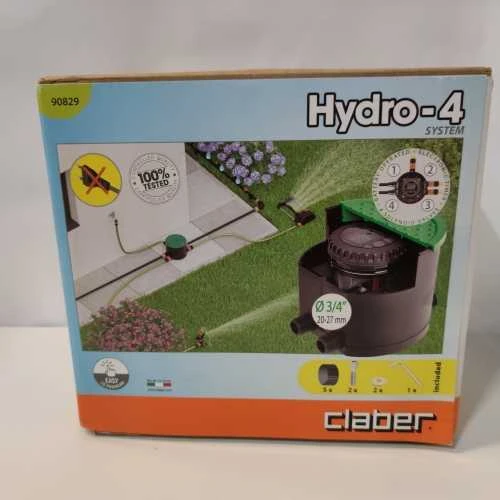 Ecost prekė po grąžinimo Claber Hydro4 90829 vandeniui atspari irigacijos sistema (Atnaujinta)