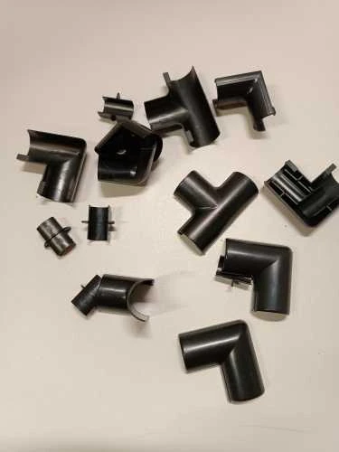 Ecost prekė po grąžinimo, D-Line 20 x 10 mm kabelių kanalas kabeliams tvarkyti, kabelių juosta (Atnaujinta)