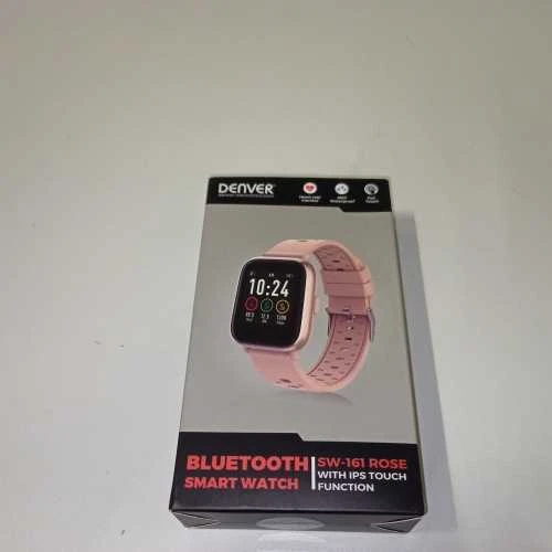 Išmanusis laikrodis Ecost prekė po grąžinimo Denver SW-161 Bluetooth Atsparus vandeniui Smart Watch - Heart Rate, Sleep Monitorius, (Atnaujinta)