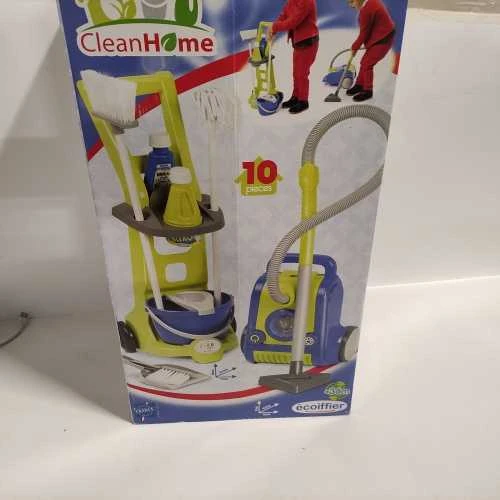 Ecost prekė po grąžinimo Ecoiffier 1770 valymo vežimėlis su dulkių siurbliu ir priedais, nuo 3 metų (Atnaujinta)