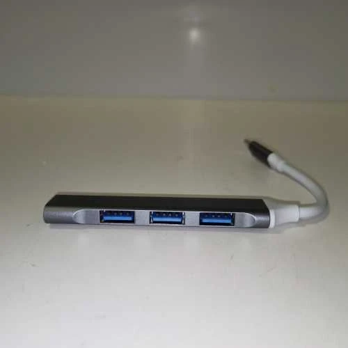 Ecost prekė po grąžinimo Ecost customer return AYCLIF Port Hub USB-C to 4 x USB-A 3.0, Gray (Atnaujinta)