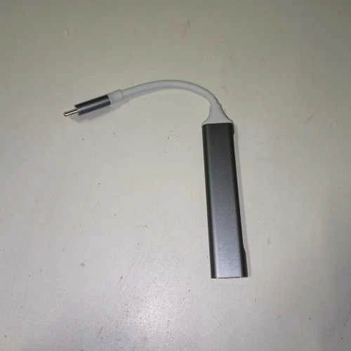 Ecost prekė po grąžinimo Ecost customer return AYCLIF Port Hub USB-C to 4 x USB-A 3.0, Gray (Atnaujinta)