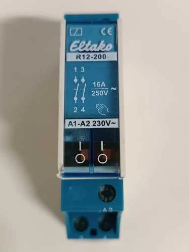 Ecost prekė po grąžinimo Eltako R12-200-230V Switching Relay, Rated Voltage: 230V, Switching Current (Atnaujinta)
