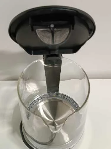 Ecost prekė po grąžinimo EMERIO WK-123131 Cordless Virdulys, BPA-Free, Stainless Steel, Juodas, 2200 W (Atnaujinta)
