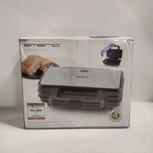 Sumuštinių keptuvas Ecost prekė po grąžinimo Emerio XXL Sandwichtoaster für alle Toastgrößen geeignet, BPA frei, große M (Atnaujinta)