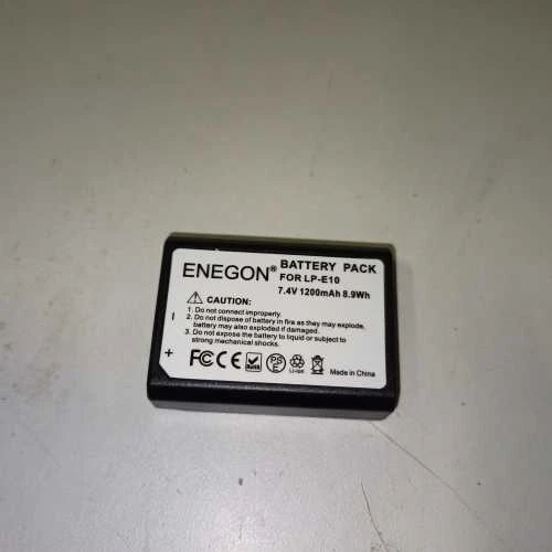 Ecost prekė po grąžinimo ENEGON - 2 Packs de Batterie de Remplacement LP-E10 compatibles avec Les Ca (Atnaujinta)