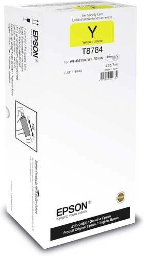 Ecost prekė po grąžinimo EPSON Geltona Ink Supply Unit T8784 for WF-R5190/WF-R5690 (425,7ml) (Atnaujinta)