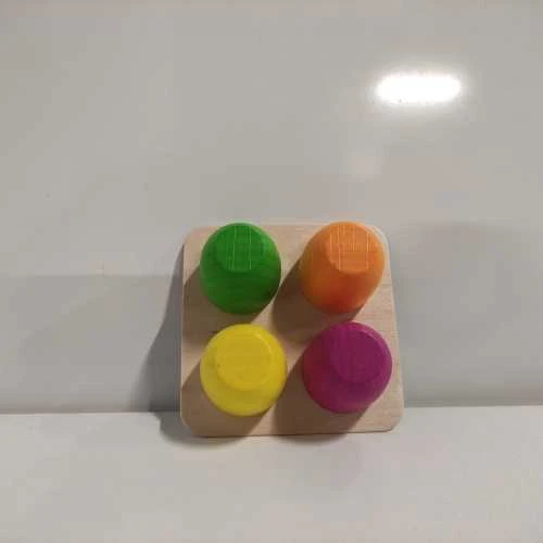 Ecost prekė po grąžinimo Erzi Yogurtini Multiflavor medinis žaislas, įvairiaspalvis, 7 x 7 x 2,7 cm, (Atnaujinta)