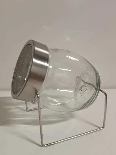 Ecost prekė po grąžinimo GEO Sprouting Jar - Italian Design - Glass Jar with Stainless Steel Screen, (Atnaujinta)