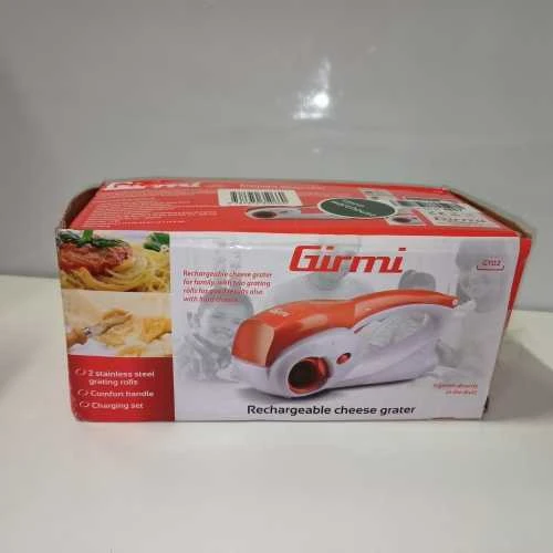 Ecost prekė po grąžinimo Girmi GT0201 GT02 Grater with Stainless Steel Wheels - Baltas/Raudona (Atnaujinta)