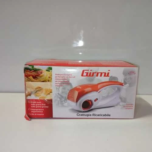 Ecost prekė po grąžinimo Girmi GT0201 GT02 Grater with Stainless Steel Wheels - Baltas/Raudona (Atnaujinta)