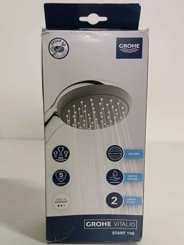 Ecost prekė po grąžinimo Grohe Vitalio Start 27946000 dušo galvutės valdomi 2 purkštukai (Atnaujinta)