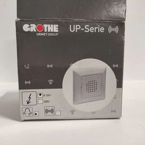 Ecost prekė po grąžinimo Grothe Gong Flush mounted gong 8-12 V White8-12 V (Atnaujinta)