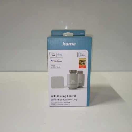Ecost prekė po grąžinimo Hama Smart radiator thermostat, starter set 2 pcs with hub (heating control (Atnaujinta)
