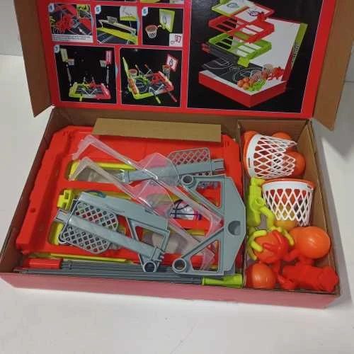 Ecost prekė po grąžinimo Hasbro Krepšinio žaidimas „Baskettack“, žaidimas „Kicker and Basketball“, s (Atnaujinta)