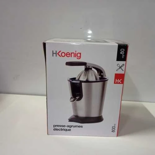 Sulčiaspaudė Ecost prekė po grąžinimo H.Koenig AGR80 Electric Citrus Juicer with Lever Arm / Anti-Drip System / B (Atnaujinta)