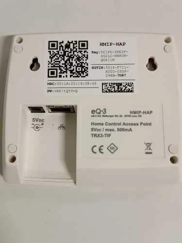 Ecost prekė po grąžinimo Homematic IP Access Point – Smart Home Gateway mit kostenloser App und Spra (Atnaujinta)