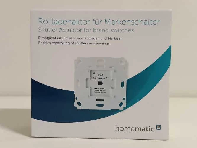 Ecost prekė po grąžinimo Homematic IP Smart Home shutter actuator for brand switches (Atnaujinta)