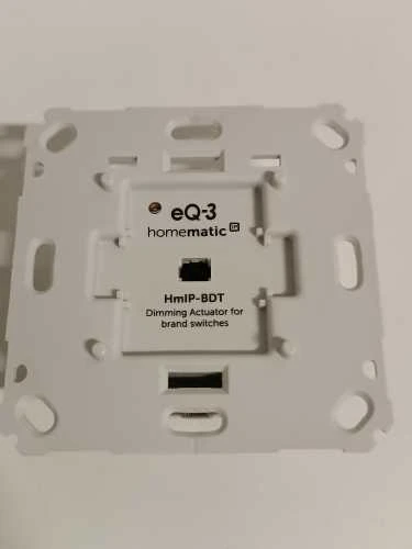 Ecost prekė po grąžinimo Homematic IP Smart Home dimmer actuator for branded switches (Atnaujinta)