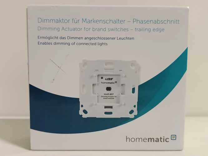 Ecost prekė po grąžinimo Homematic IP Smart Home dimmer actuator for branded switches (Atnaujinta)
