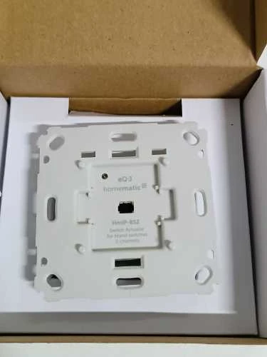 Ecost prekė po grąžinimo Homematic IP Smart Home 156757A0 Switch Actuator for Brand Switch - 2 Gang (Atnaujinta)