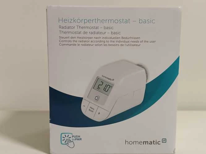 Ecost prekė po grąžinimo Homematic IP Smart Home Heizkörperthermostat – Basic, digitaler Thermostat (Atnaujinta)