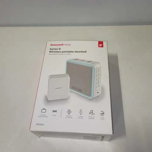 Ecost prekė po grąžinimo Honeywell 9 serijos nešiojamasis durų skambutis su Halo Light ir WireFree C (Atnaujinta)