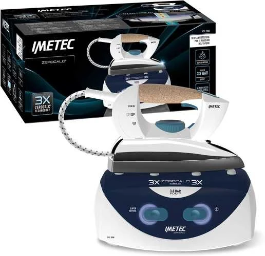 Ecost prekė po grąžinimo, Imetec Zerocalc Ps1 2000 kompaktiškas lygintuvas, siurblio slėgis iki 3,8 (Atnaujinta)