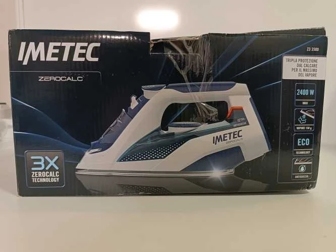 Ecost prekė po grąžinimo, Imetec ZeroCalc Z3 3500 garų lygintuvas su Anticalcare technologija, 2400 (Atnaujinta)