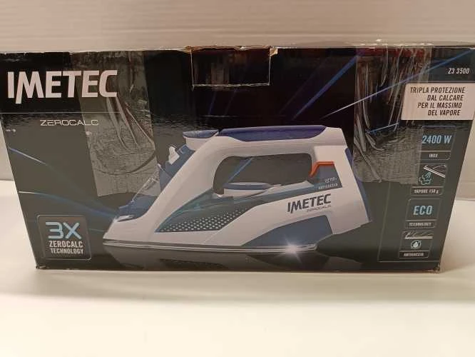 Ecost prekė po grąžinimo, Imetec ZeroCalc Z3 3500 garų lygintuvas su Anticalcare technologija, 2400 (Atnaujinta)