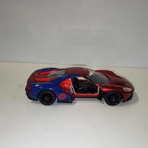 Ecost prekė po grąžinimo Jada Toys Marvel Spiderman 2017 Ford GT, 1:32 modelio automobilis (Atnaujinta)