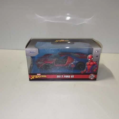 Ecost prekė po grąžinimo Jada Toys Marvel Spiderman 2017 Ford GT, 1:32 modelio automobilis (Atnaujinta)
