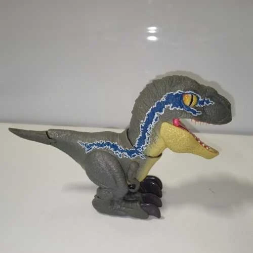 Ecost prekė po grąžinimo Jurassic World Dominion Uncaged Rowdy Roars Velociraptor Beta dinozauro fig (Atnaujinta)