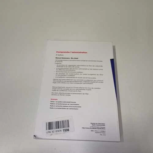 Ecost prekė po grąžinimo Knyga Supratimo administravimas: 3-asis leidimas (prancūzų k.)