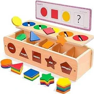 Ecost prekė po grąžinimo Lamlingo Montessori Sorting Game Toy with Storage Box (Atnaujinta)