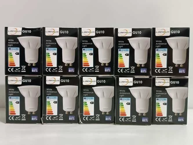 Ecost prekė po grąžinimo Lampaous GU10 LED Light Bulb 50wHalogen Gu10 Bulb Equivalent, GU10 Dimmable (Atnaujinta)