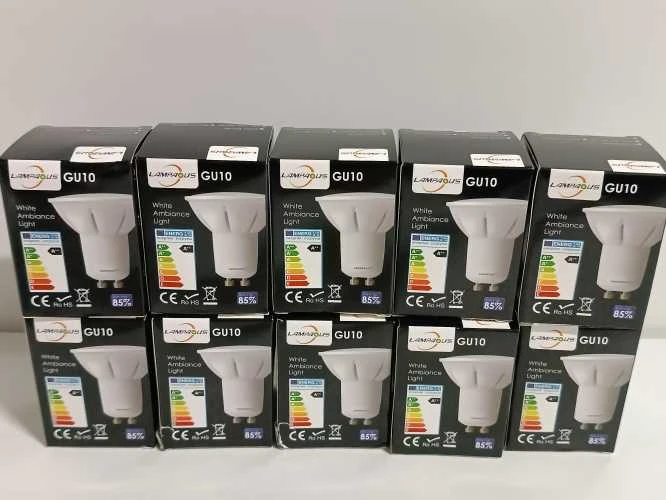 Ecost prekė po grąžinimo Lampaous GU10 LED Light Bulb 50wHalogen Gu10 Bulb Equivalent, GU10 Dimmable (Atnaujinta)