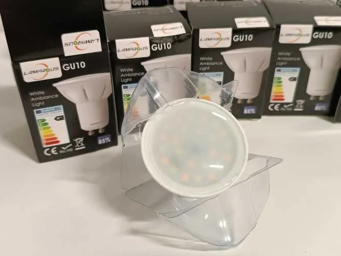 Ecost prekė po grąžinimo Lampaous GU10 LED Light Bulb 50wHalogen Gu10 Bulb Equivalent, GU10 Dimmable (Atnaujinta)
