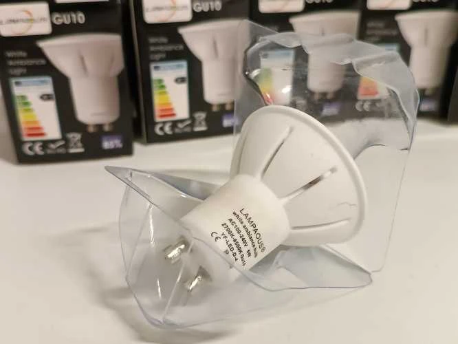 Ecost prekė po grąžinimo Lampaous GU10 LED Light Bulb 50wHalogen Gu10 Bulb Equivalent, GU10 Dimmable (Atnaujinta)