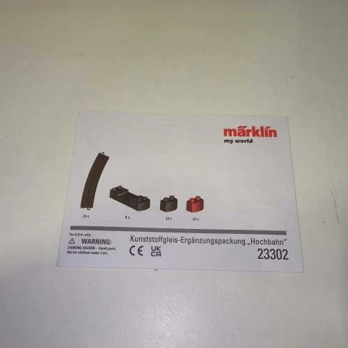 Ecost prekė po grąžinimo Märklin My World 23302 - Plastikiniai bėgiai - papildomas komplektas aukšto (Atnaujinta)