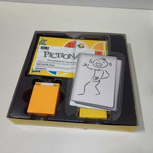 Ecost Prekė po grąžinimo Mattel Games - Pictionary, Stalo Žaidimas Šeimoms ir Vaikams nuo 8 metų, DP (Atnaujinta)