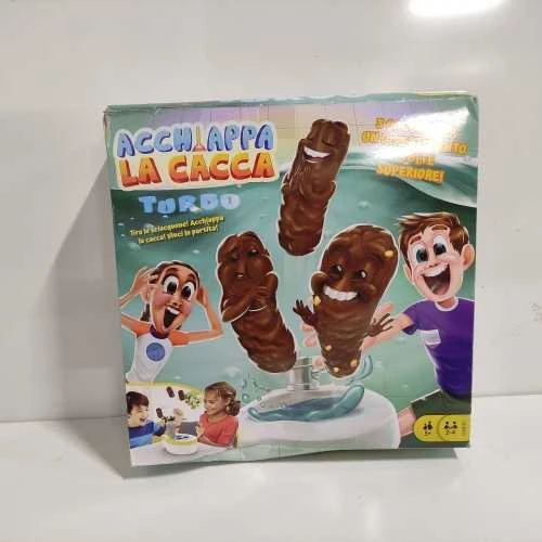 Ecost Prekė po grąžinimo Mattel Games - Turbo Poop Catcher, Žaislas Vaikams su Tualeto Žaislu (Atnaujinta)