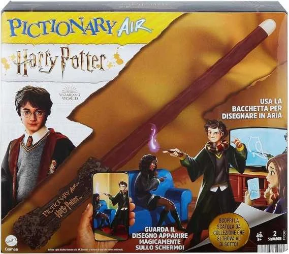 Ecost prekė po grąžinimo Mattel Games- Pictionary Air Versione Harry Potter con Bacchetta, Gioco per (Atnaujinta)