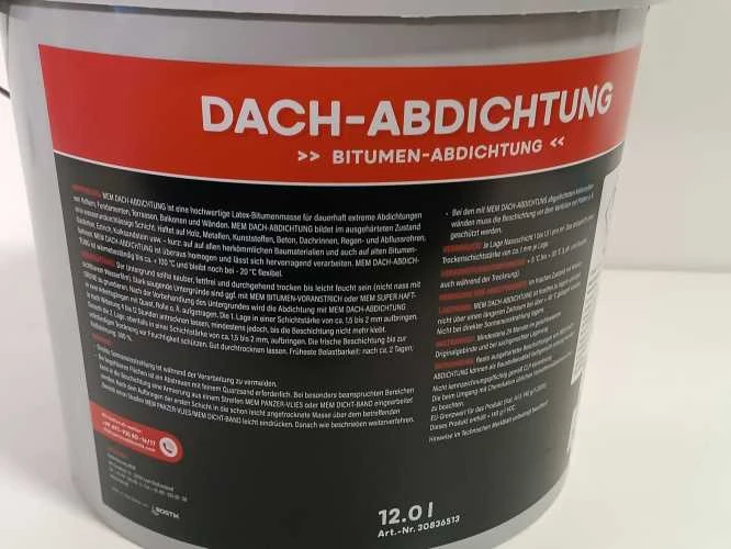Ecost prekė po grąžinimo MEM stogo lateksinė danga 12 l (Atnaujinta)