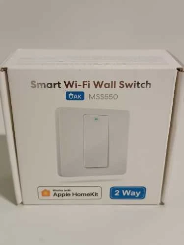 Ecost prekė po grąžinimo Meross HomeKit Smart Light Switch, 2way WiFi Wall Switch reikalauja neutral (Atnaujinta)