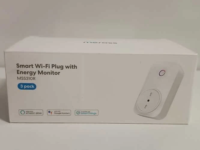 Ecost prekė po grąžinimo Meross Smart WiFi kištuko lizdas, itališkas išmanusis kištukas 16a (L tipas (Atnaujinta)